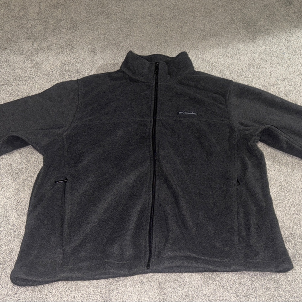 Columbia Charcoal Fleece Outerwear XL